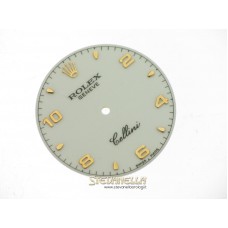quadrante bianco arabi  Rolex Cellini + kit sfere  27,3mm nuovo n. 1003